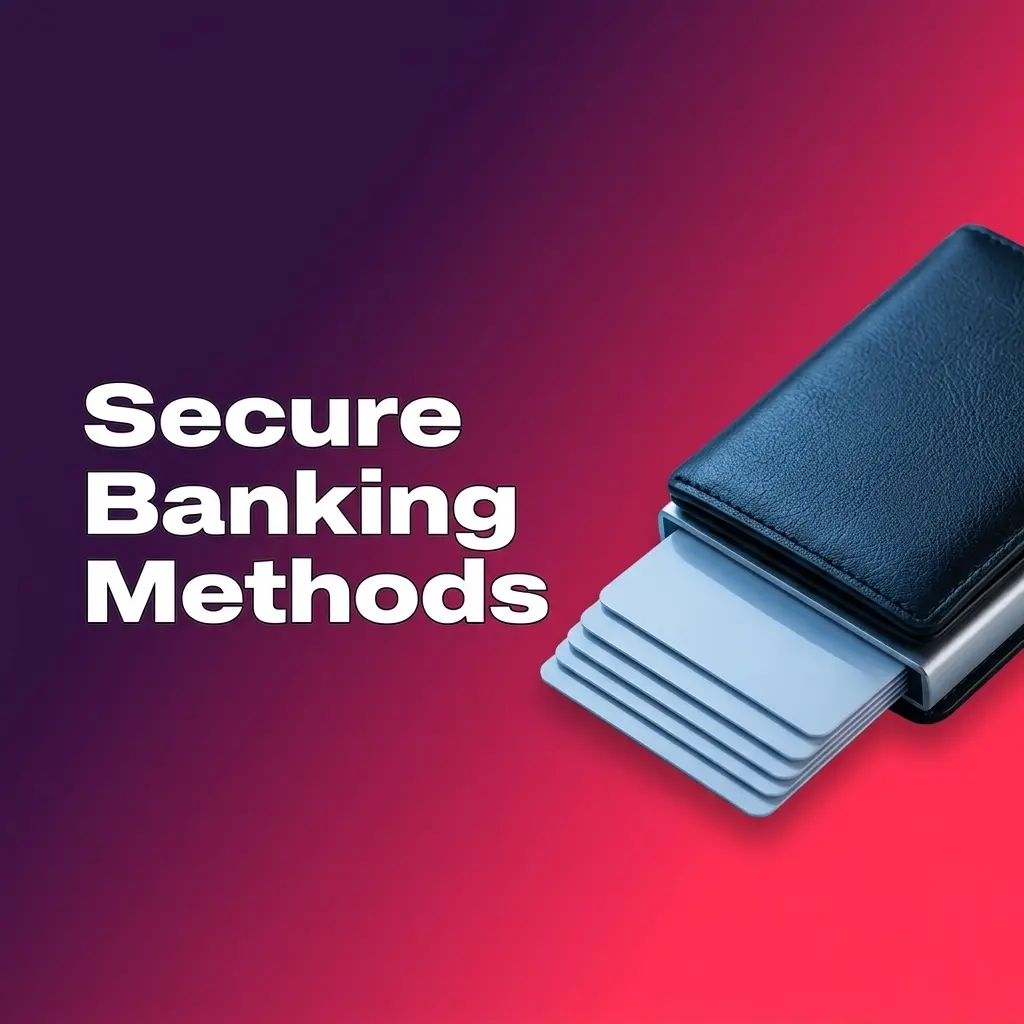 Secure banking methods table showing minimum deposit and withdrawal limits for UPI, PhonePe, Paytm, and iCash One.
