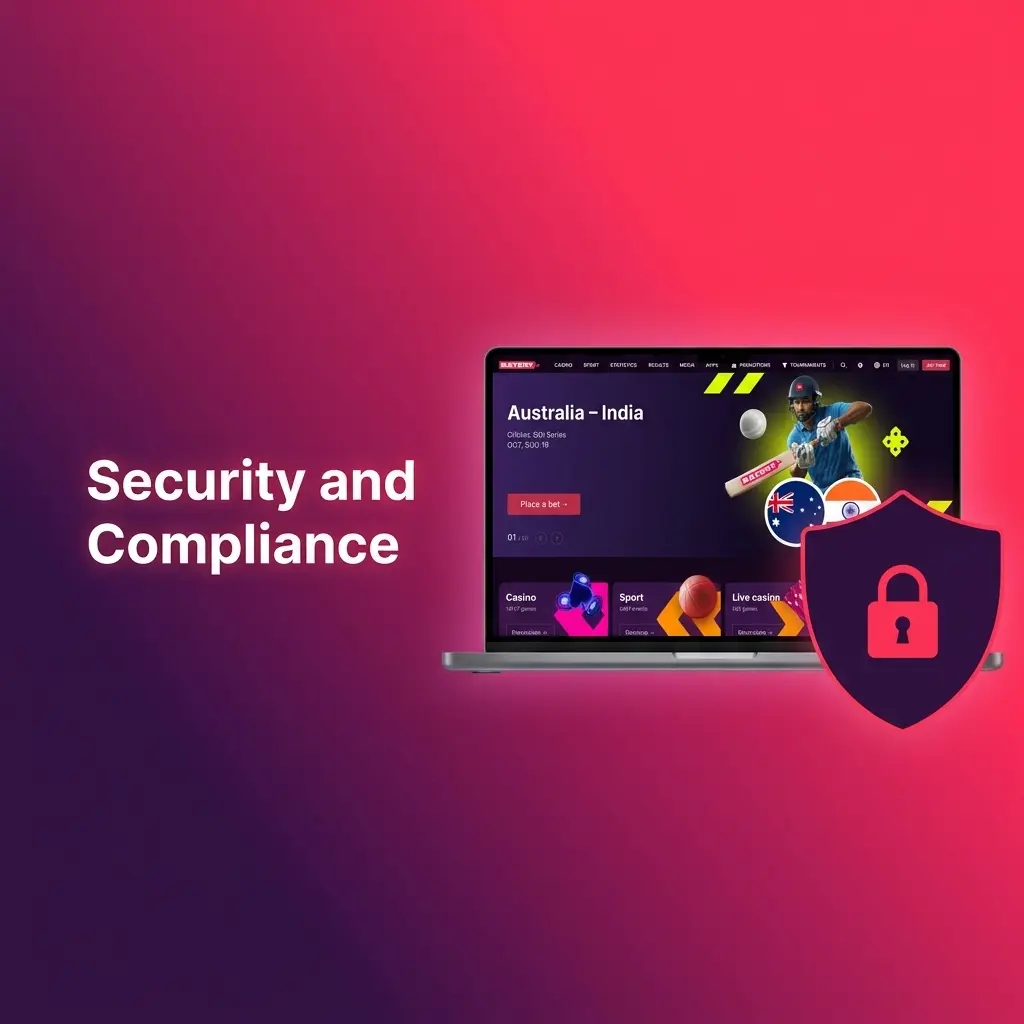 Secure and compliant Batery platform for Indian users, featuring Curacao license and advanced financial data encryption.